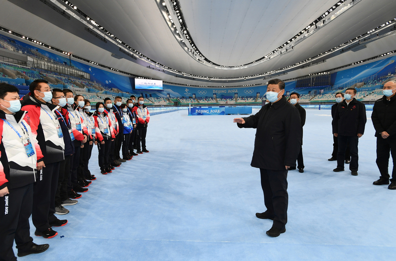 Xi ya duba shirye-shiryen wasannin Olympics na Beijing na 2022_fororder_220105-yaya-Xi Jinping