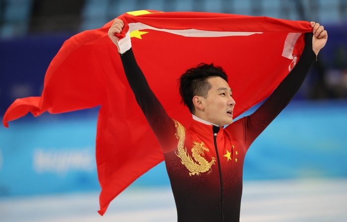 중국선수단, 베이징 동계올림픽에서 두번째 금메달 따내_fororder_1