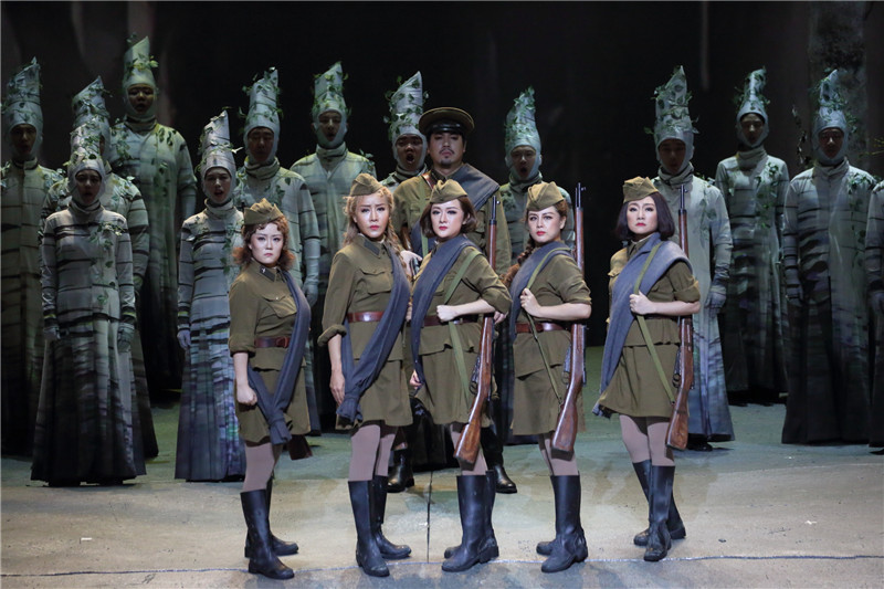 국가대극원 창작 오페라 "조용한 새벽" 러시아에서 정식 공연