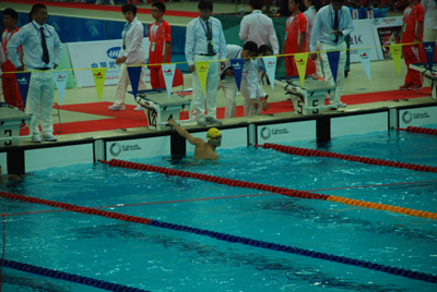 (동아시아경기대회)수영, 중국 엽시문 선수 첫 金