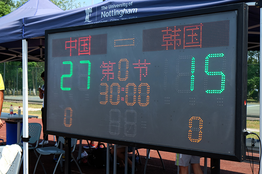 중국팀, 중일한 주니어 종합경기대회 럭비경기 첫승